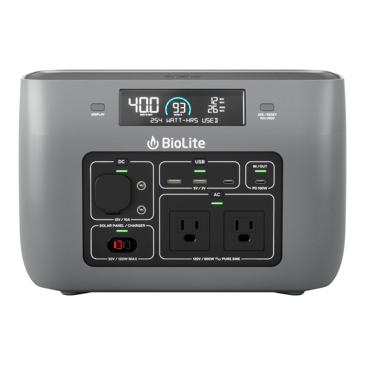 Biolite Basecharge 600 Rechagable Batteries