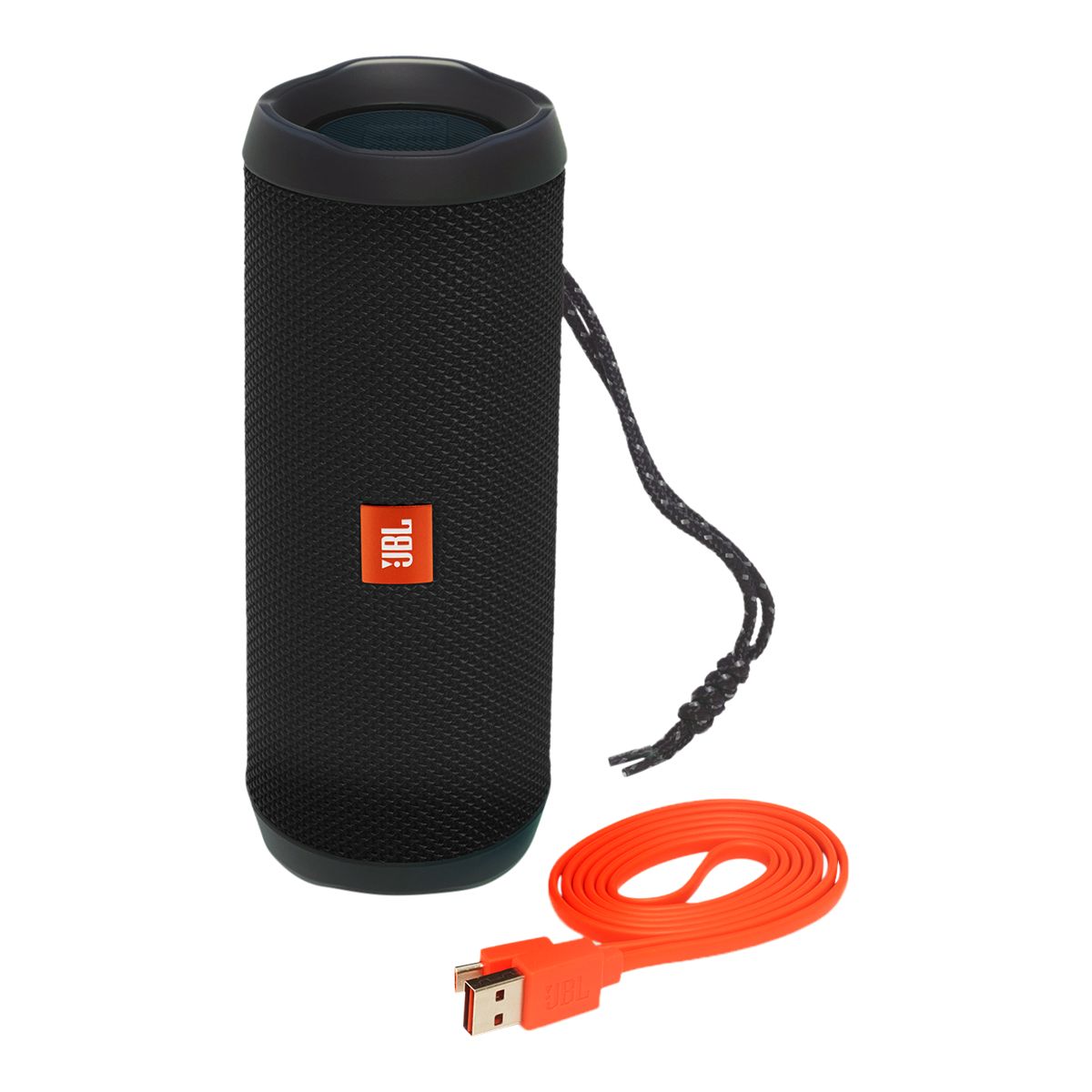JBL Flip 4 Portable Bluetooth Speaker - Black Composite_or_Mixed