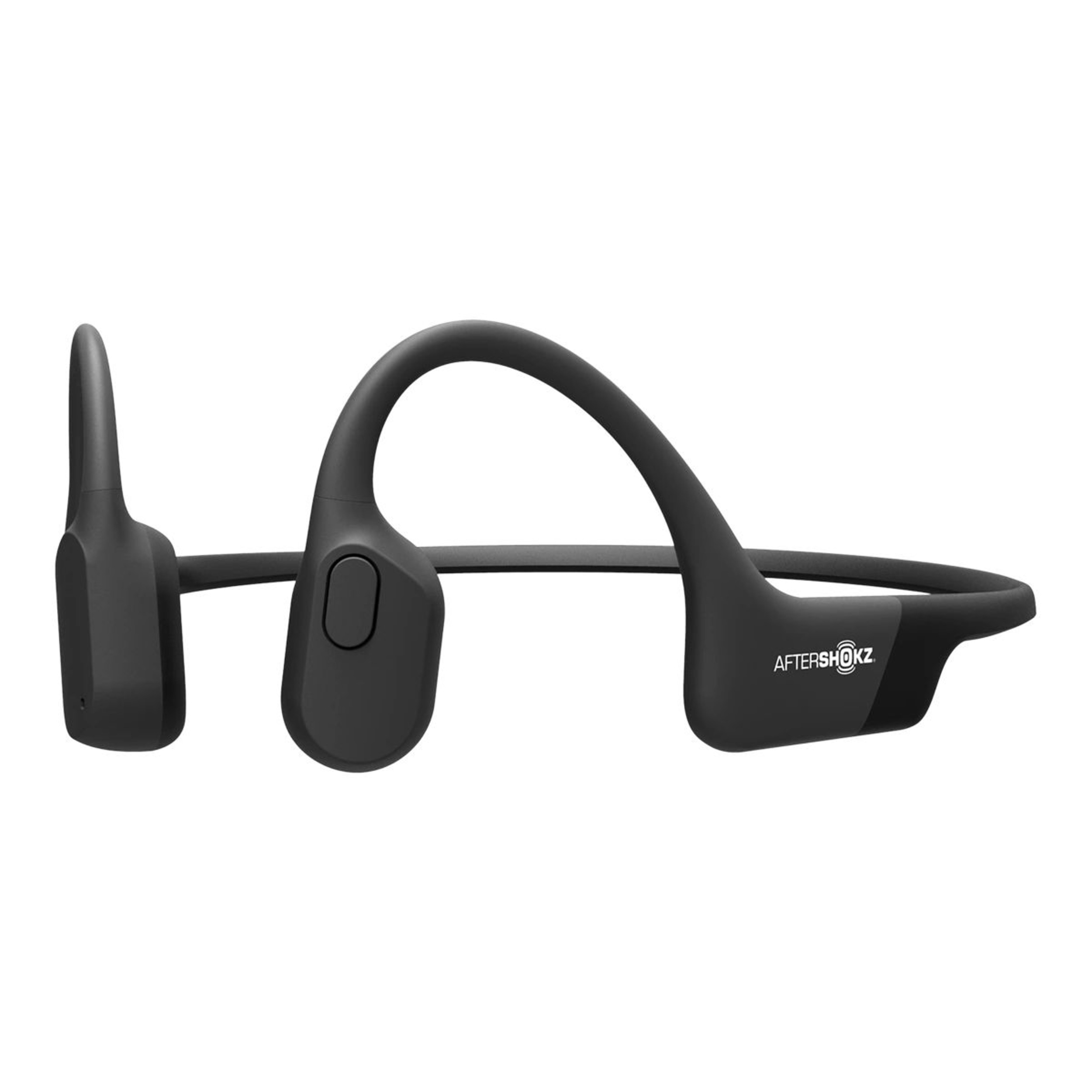 Aftershokz Aeropex - Cosmic Black Front_Angled_Left
