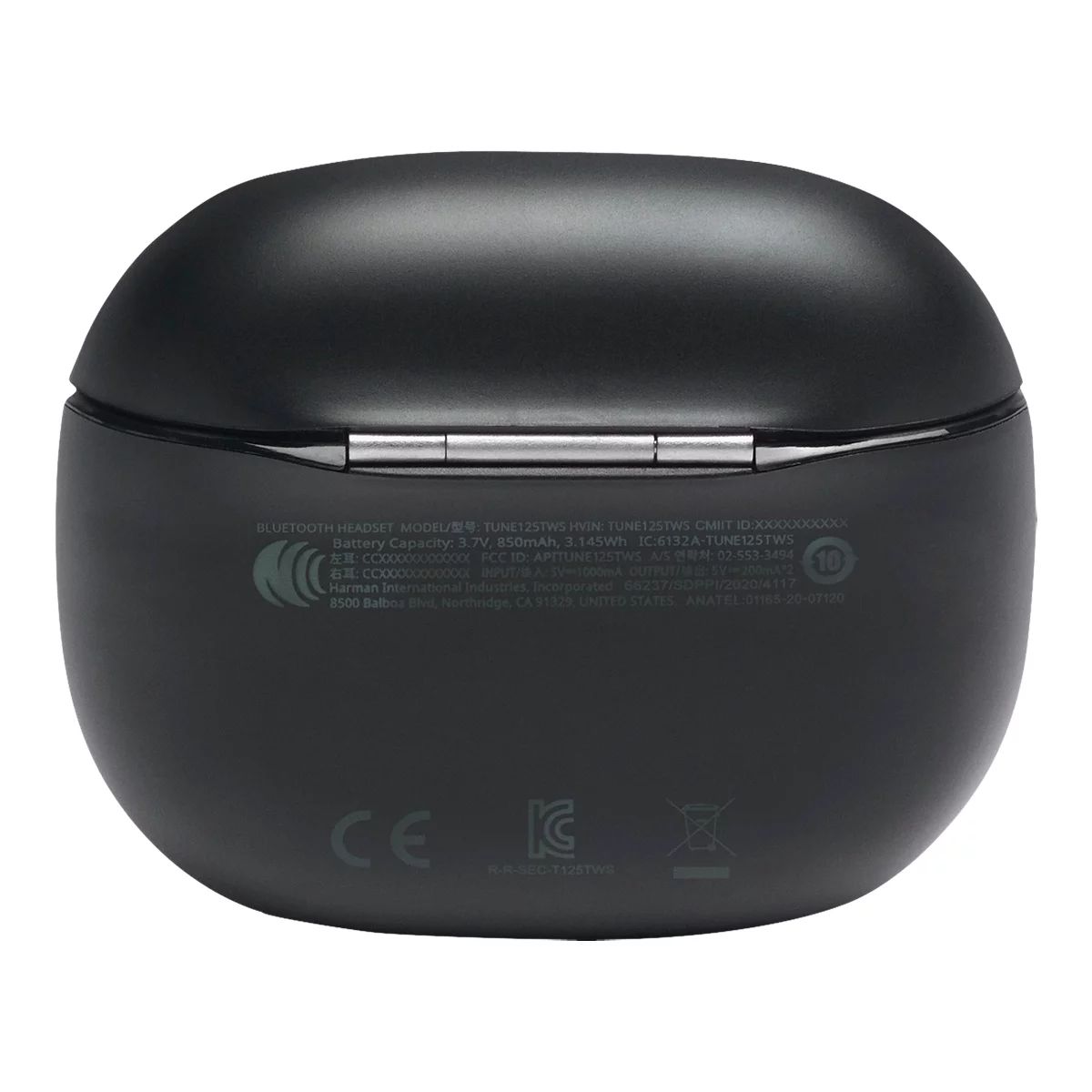 JBL Tune 125 TWS Wireless In Ear Headphones, Bluetooth, Charging Case