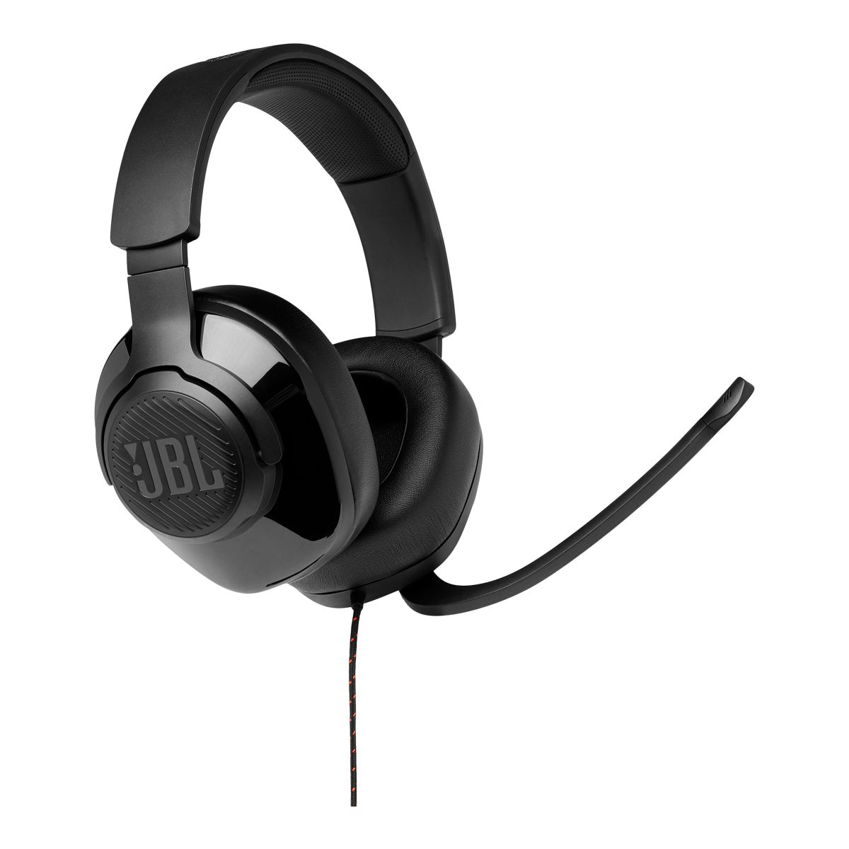 JBL Quantum 300 Wired Over Ear Foldable Headset Front_Angled_Right