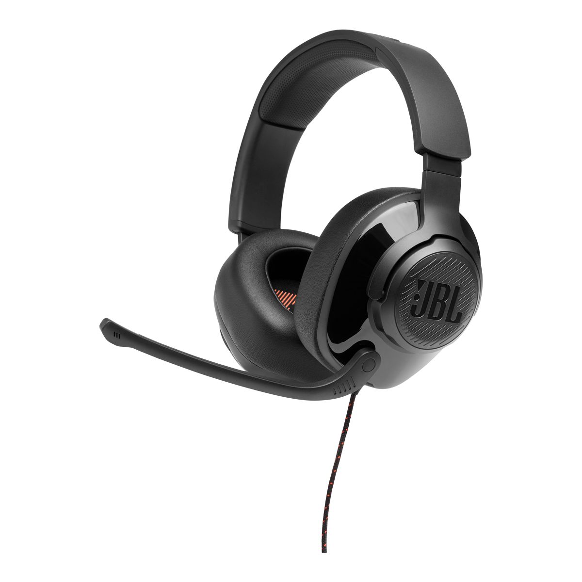 JBL Quantum 300 Wired Over Ear Foldable Headset Front_Angled_Left