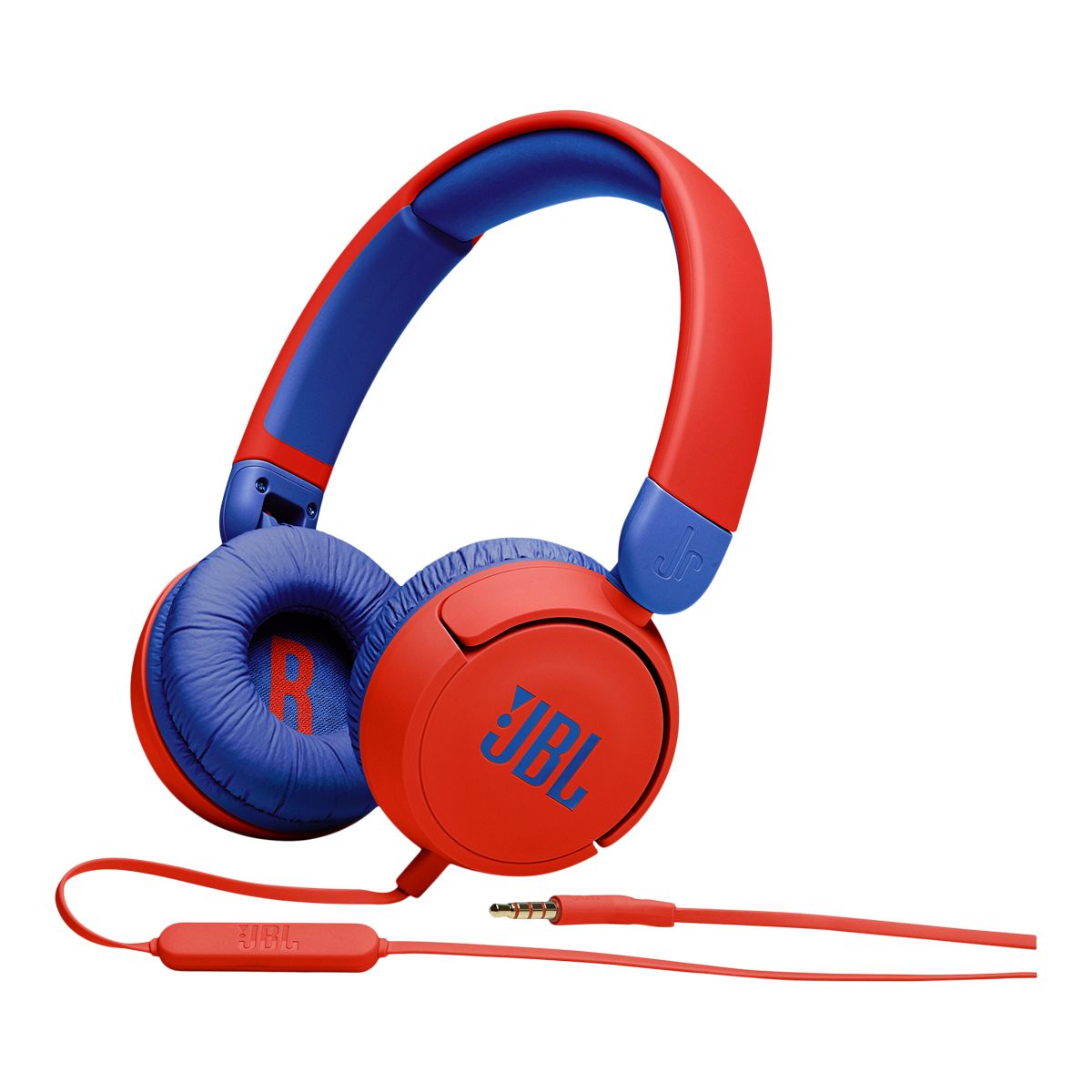 JBL JR310 Wired On-Ear Headphones Front_Angled_Left