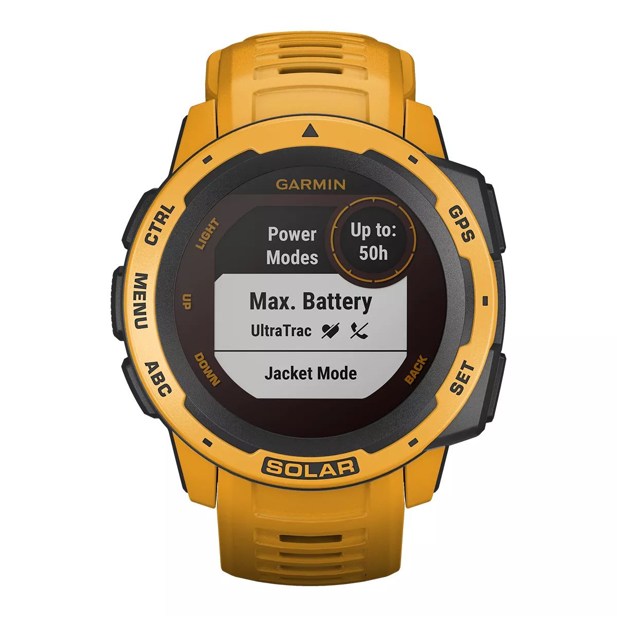 Garmin Instinct Solar-Powered Rugged Outdoor Smart Watch, 32.258mm, Heart Rate Monitor, GPS