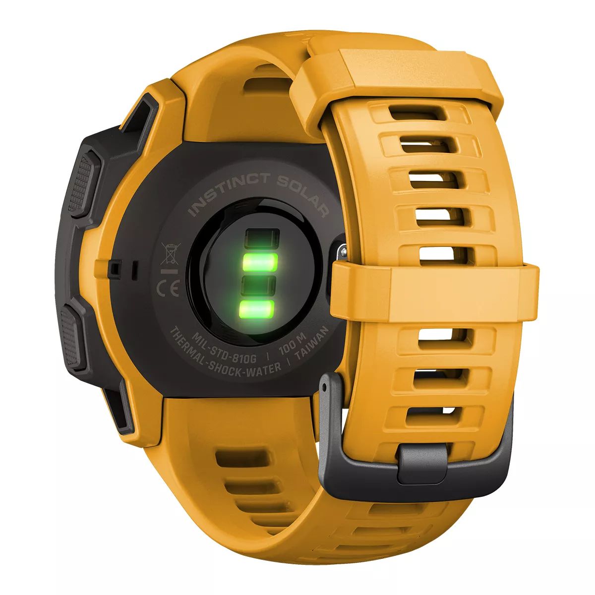 Garmin Instinct Solar-Powered Rugged Outdoor Smart Watch, 32.258mm, Heart Rate Monitor, GPS