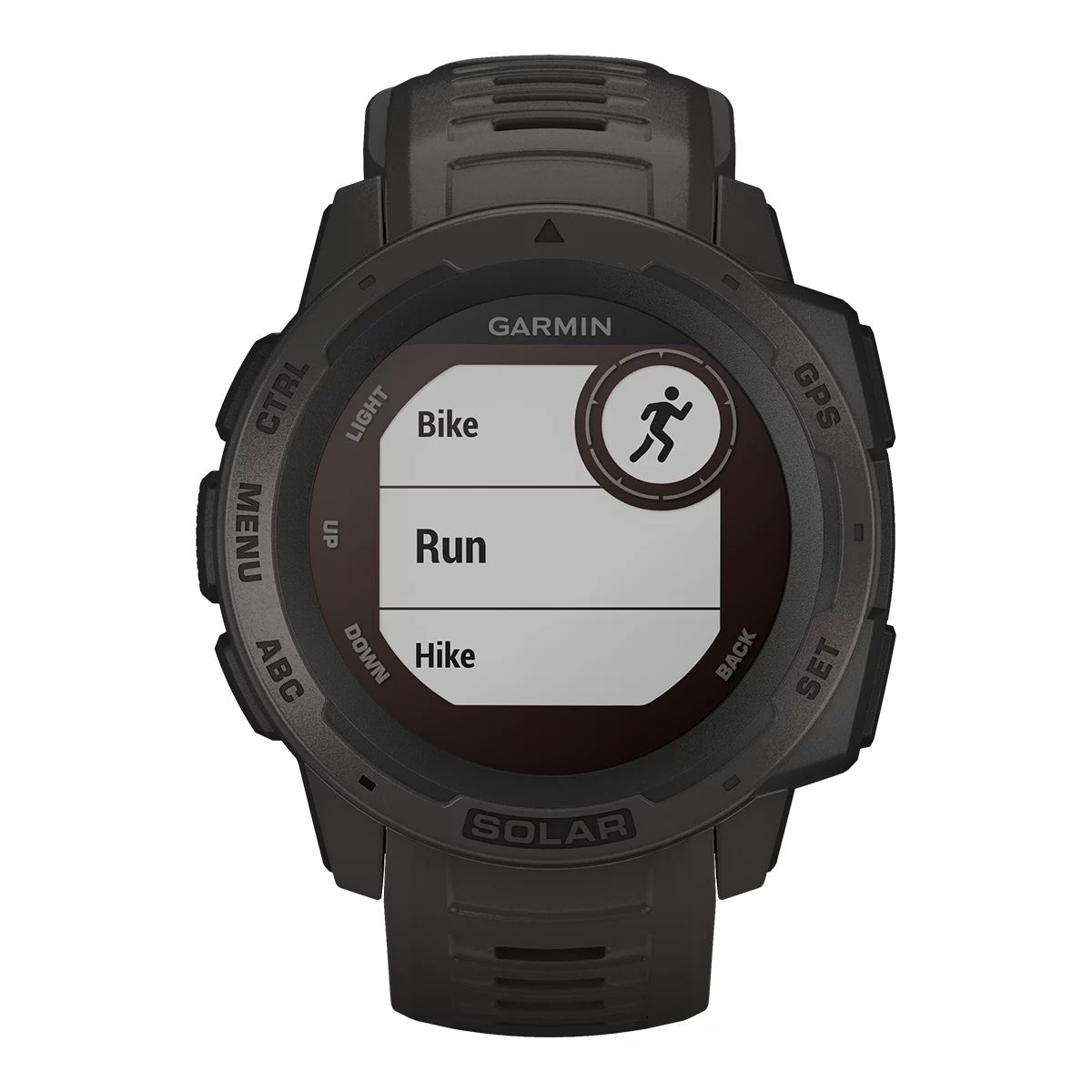 Garmin Instinct Solar-Powered Rugged Outdoor Smart Watch, 32.258mm, Heart Rate Monitor, GPS