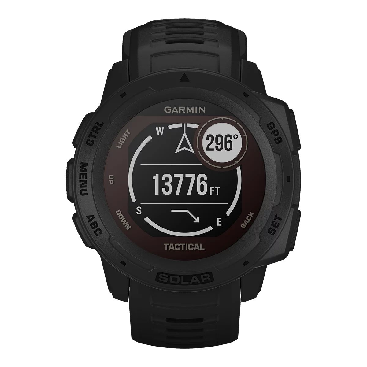 Garmin Instinct Solar Tactical Fitness Watch with Heart Rate Monitoring