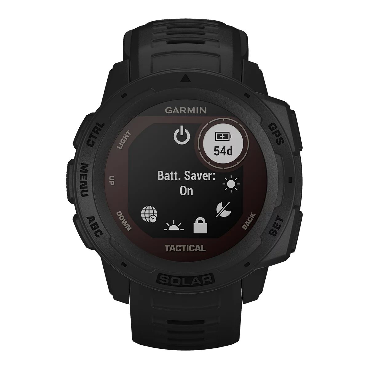 Garmin Instinct Solar Tactical Fitness Watch with Heart Rate Monitoring