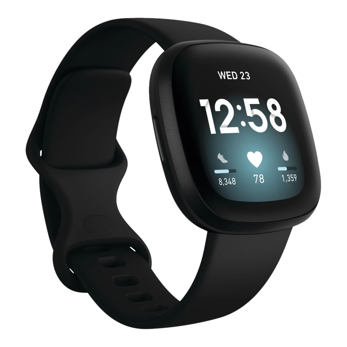 Fitbit Versa 3 Smart Watch, 40.13mm, Running, Heart Rate Monitor