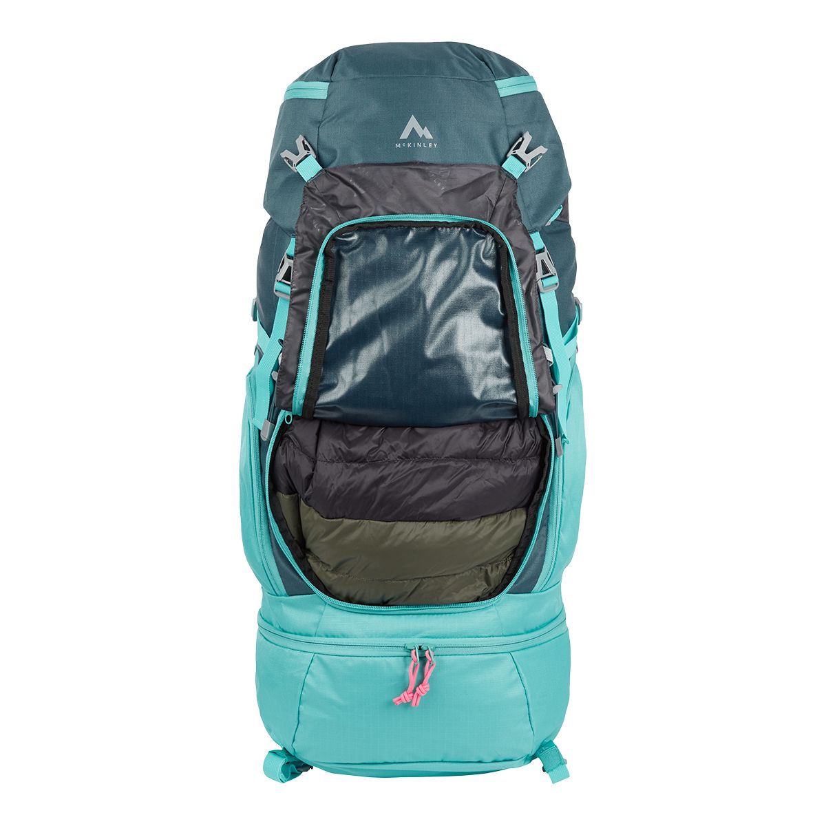 McKINLEY Make CT 50W+10 Vario Backpack Front_Flat