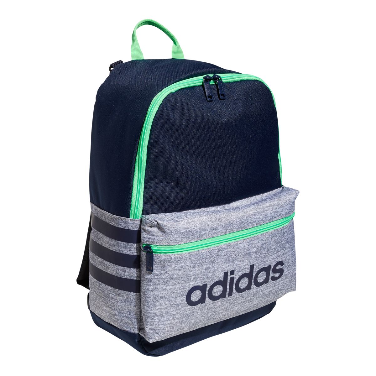 adidas Kids YA Classic 3-Stripes Laptop Sleeve School Backpack
