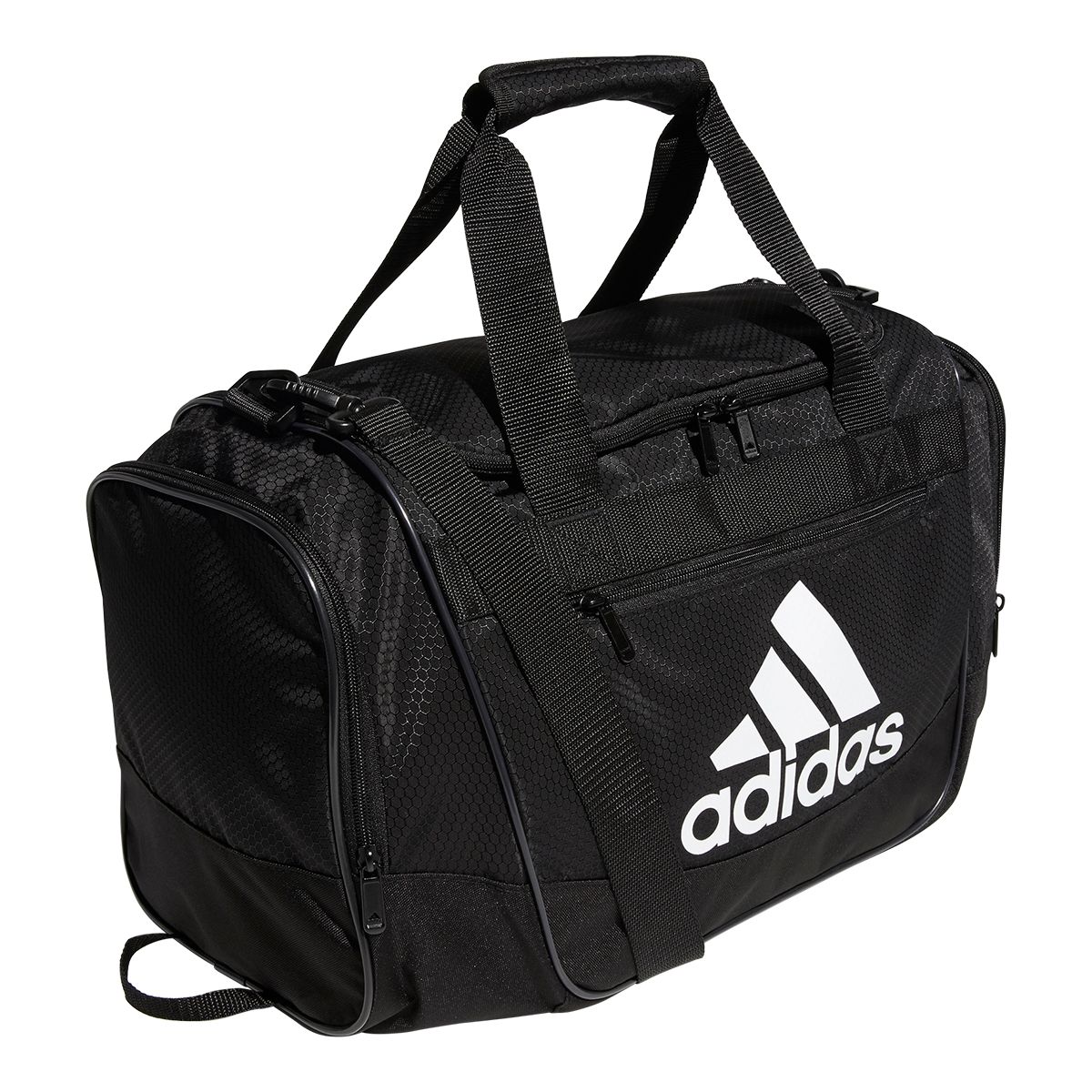 adidas Defender Duffel Bag, Small Front_Angled_Right