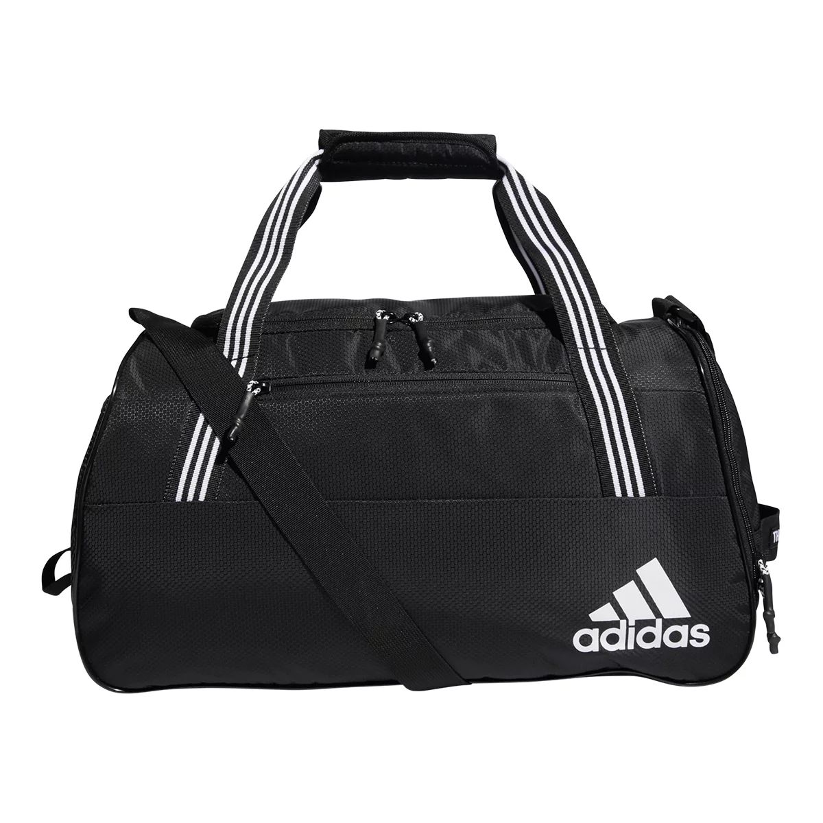 adidas Squad IV Duffel Bag, Pockets Front_Flat