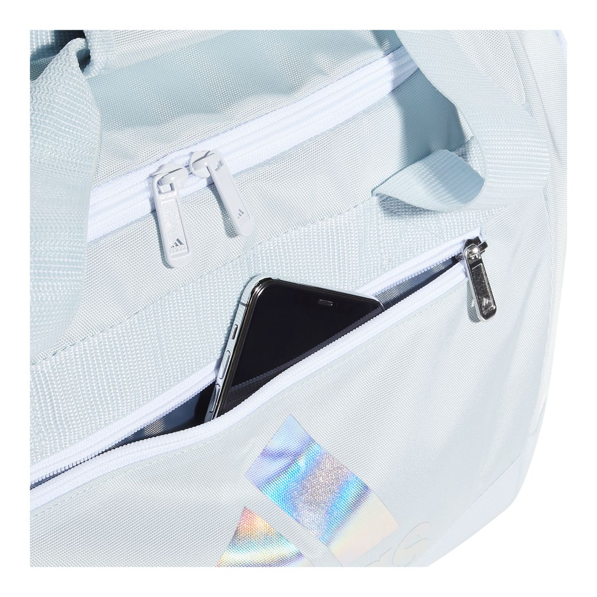 adidas Defender IV Duffel Bag, Small, 44.5L CloseUp