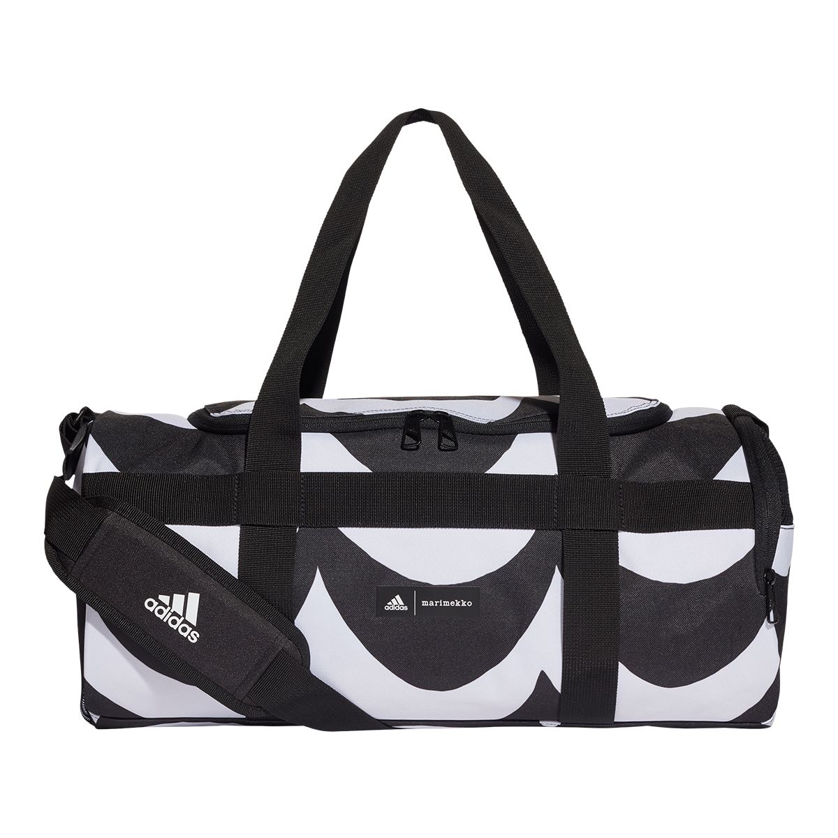 adidas Women's Marimekko Barrel Duffel Bag Front_Flat