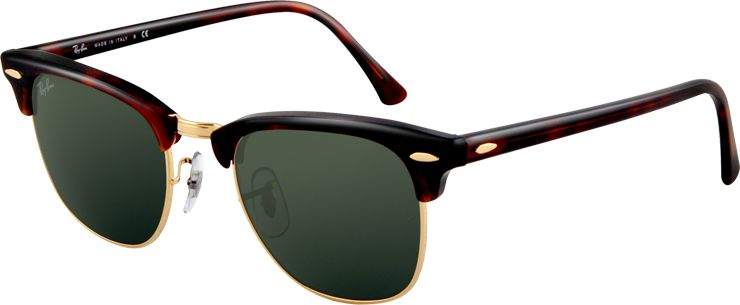 Ray-Ban Unisex Clubmaster Browline Sunglasses