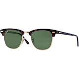 Ray-Ban Unisex Clubmaster Browline Sunglasses Front_Angled_Left