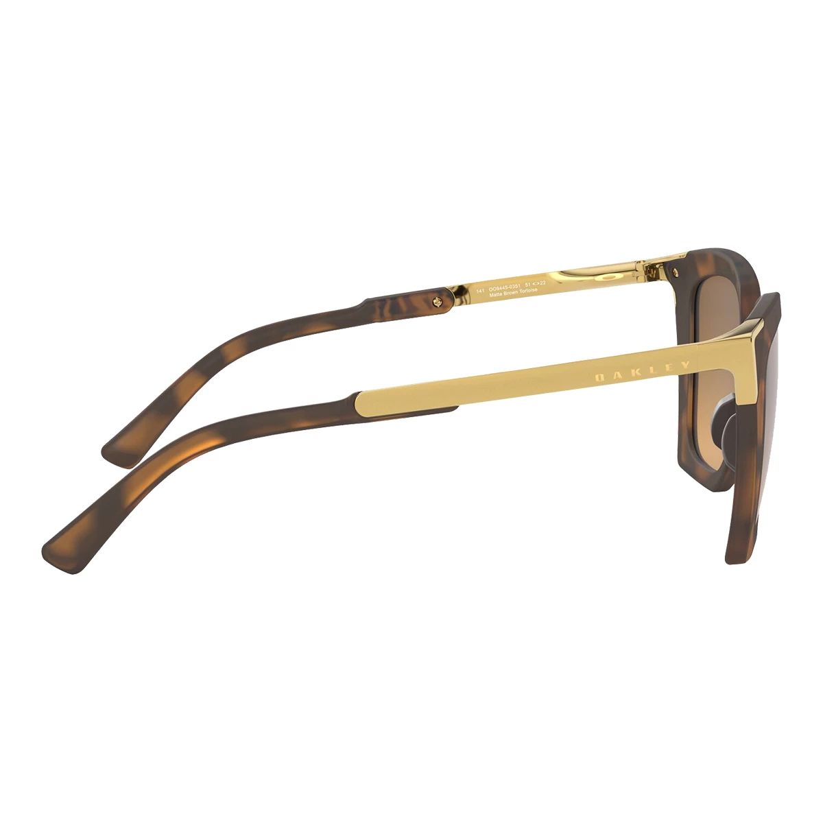OAKLEY SIDE SWEPT Matte Brown Tortoise Frame No Lenses OO9445-0351 51 [] 22 Ojector Prizm Black Lenses, Matte Brown Tortoise Frame  main image 3