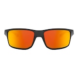Oakley Men's/Women's Gibston Rectangular Sunglasses, Polarized Front_Flat
