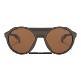 Oakley Men's/Women's Clifden Round Sunglasses, Polarized Front_Flat