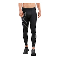 2XU Men's Compression Running Tights Front_Flat
