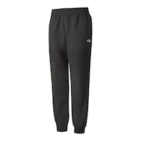 Champion Men's Powerblend Sweatpants, Fleece, Cuffed, Joggers Front_Angled_Left