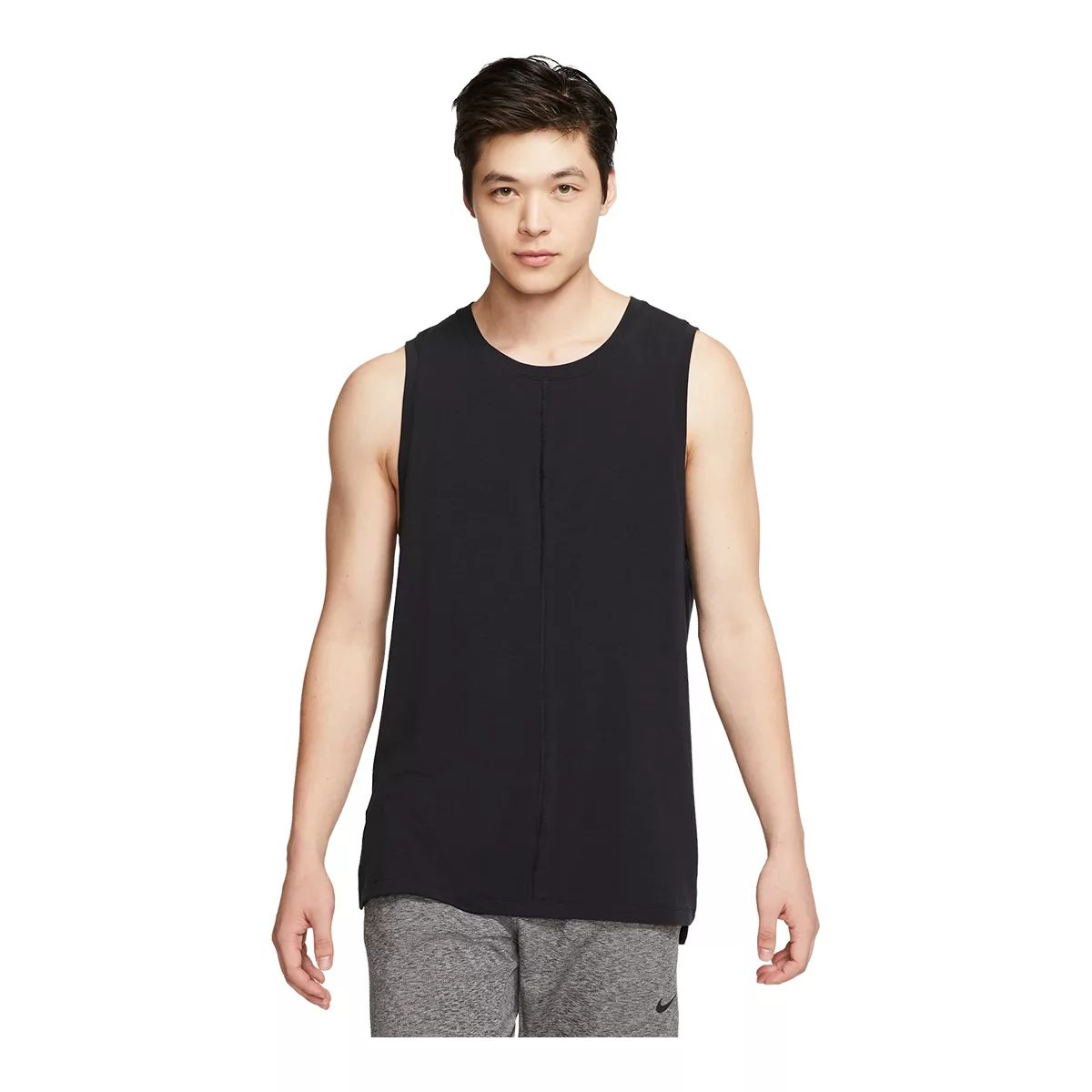 Nike Men's Yoga Tank Top, Soft, Sweat-Wicking, Sleeveless