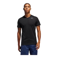 adidas Men's Aeroready 3-Stripe T Shirt Front_Flat
