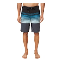 O'Neill Men's Lennox Swim Boardshorts, 21", Quick-Dry Front_Flat