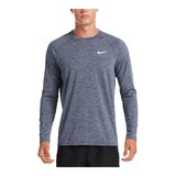 Nike Men's Heather Hydroguard Long Sleeve Swim Shirt Front_Flat