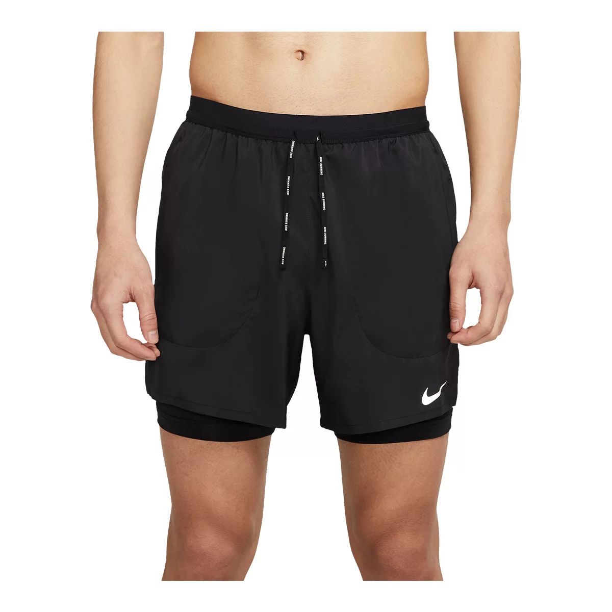 Nike Shorts Dri Fit Run Division Flex Stride 2 In 1 5´´ Preto