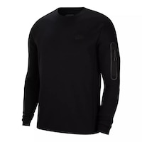 Nike Sportswear Men's Tech Fleece Sweatshirt Front_Three_Fourths_Angled_Left