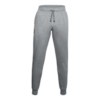 Under Armour Men's Rival Sweatpants, Fleece, Cuffed, Joggers Front_Flat