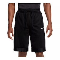 Nike Men's Dry Elite Stripe Basketball Shorts, Loose Fit Dri-FIT Front_Flat
