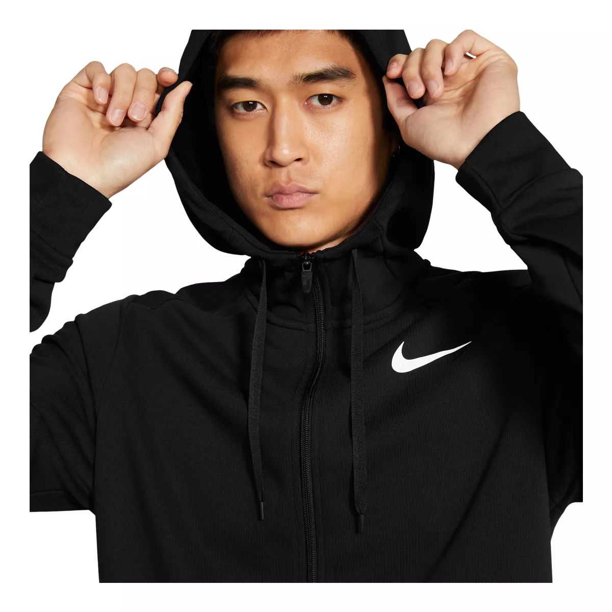 Nike Men's Dri-FIT Full Zip Pullover Hoodie, French Terry Fleece