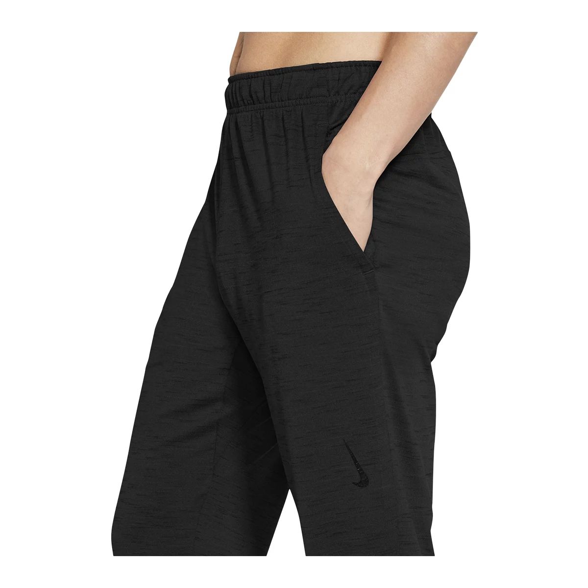 Nike Dri-FIT Yoga Pants Black Gray CU7378-010 Men's Size Large-Tall $90 LT  New 