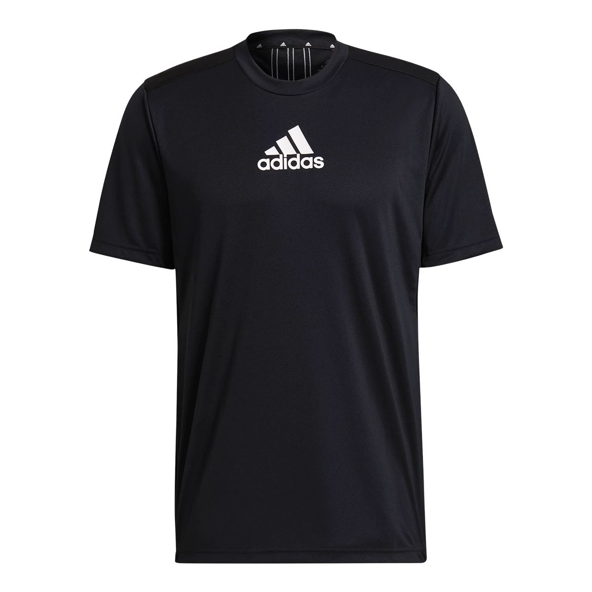 adidas Men's Design 2 Move 3-Stripe T Shirt