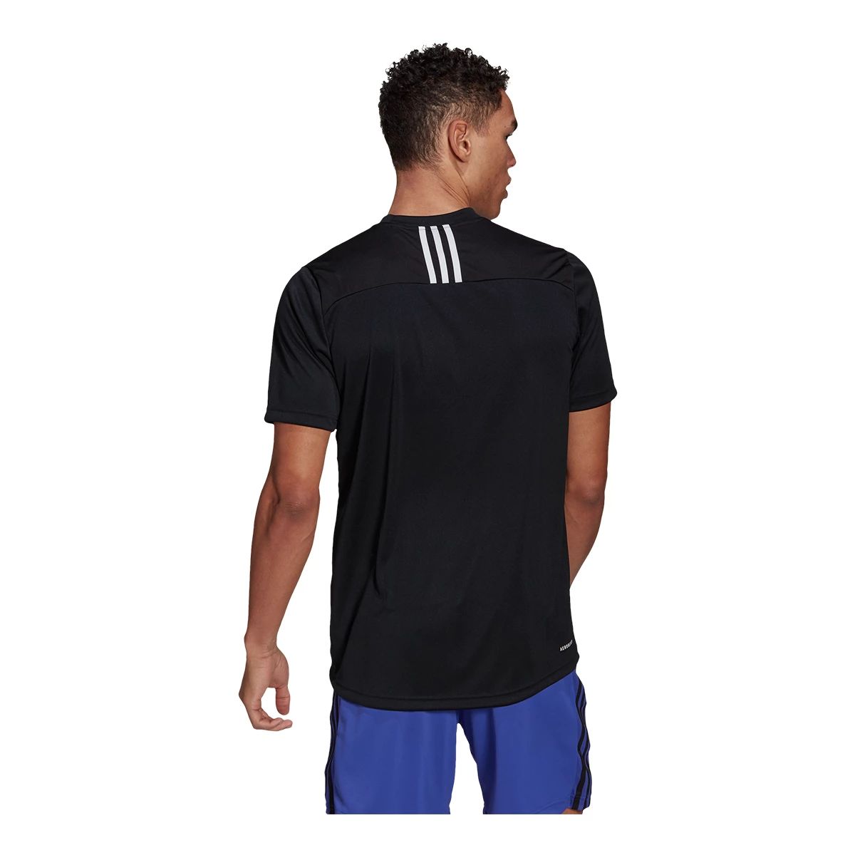 adidas Men's Design 2 Move 3-Stripe T Shirt