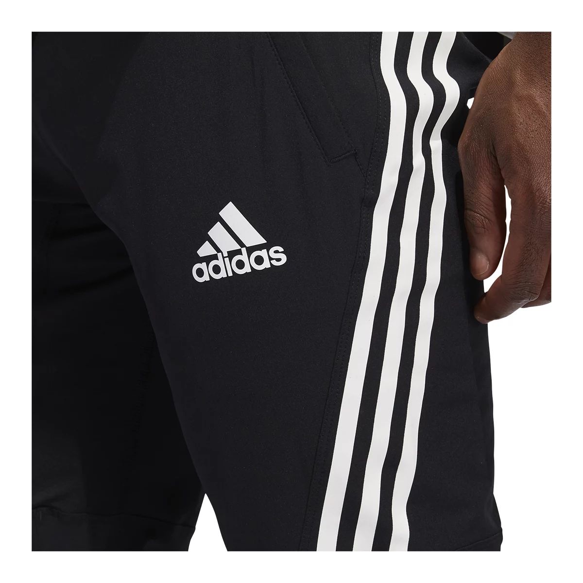 adidas Men's Aeroready Woven 3-Stripe Pants