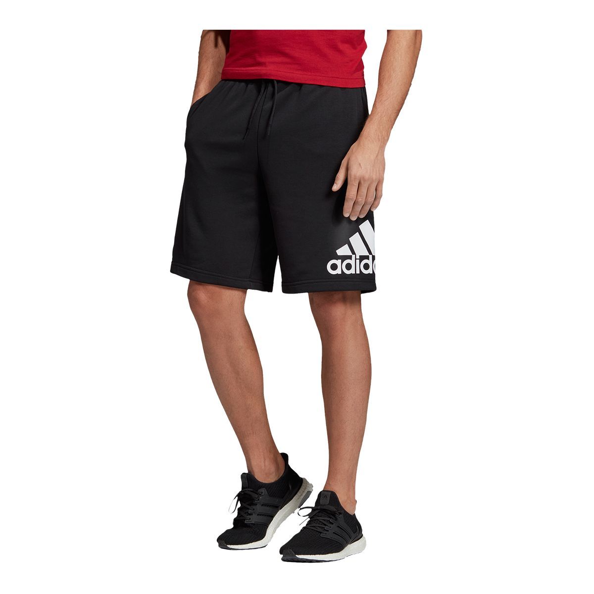 adidas Men's Badge of Sports French Terry Gym Shorts