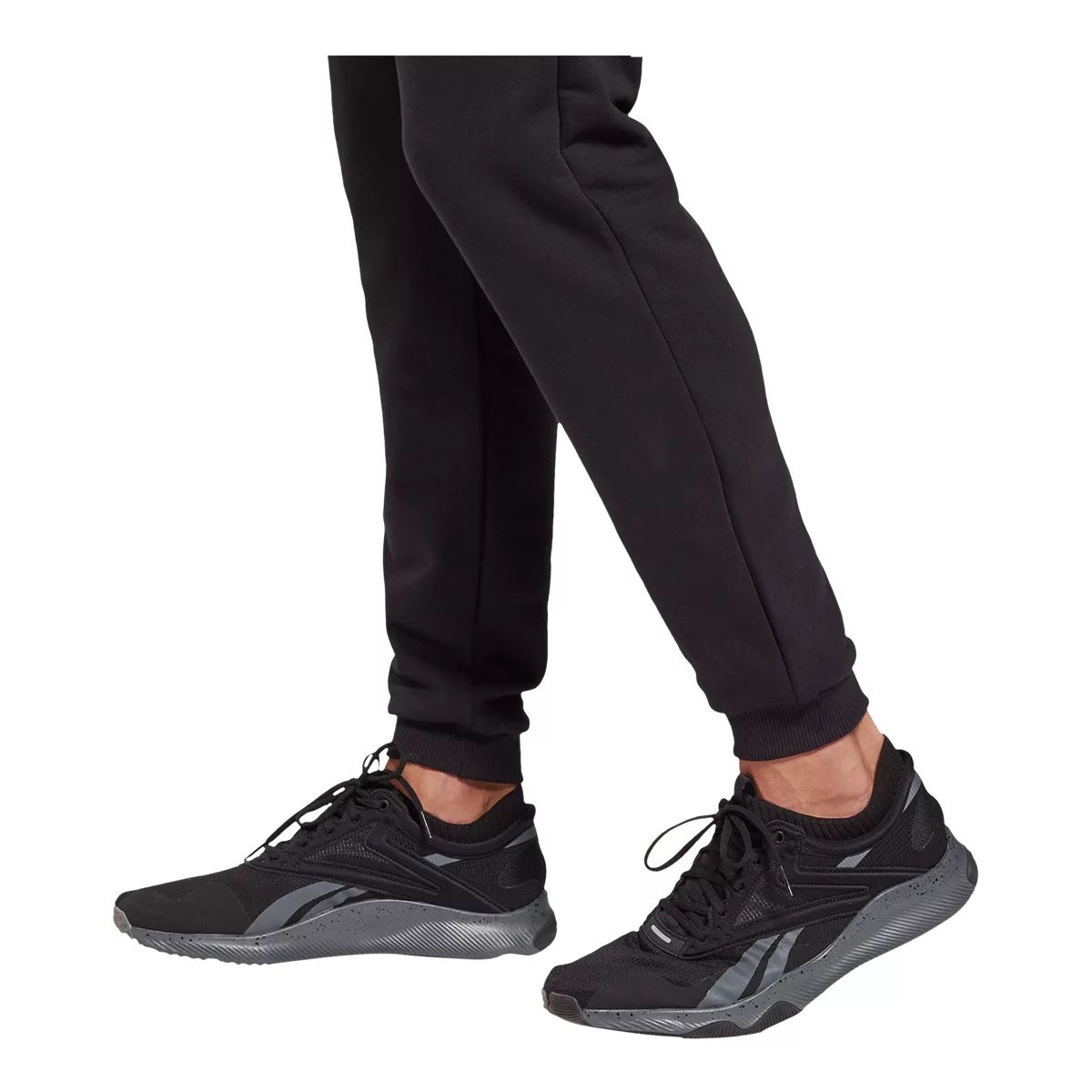 Reebok Men's Identity Training Elements Track Pants, Cotton, Workout, Tapered