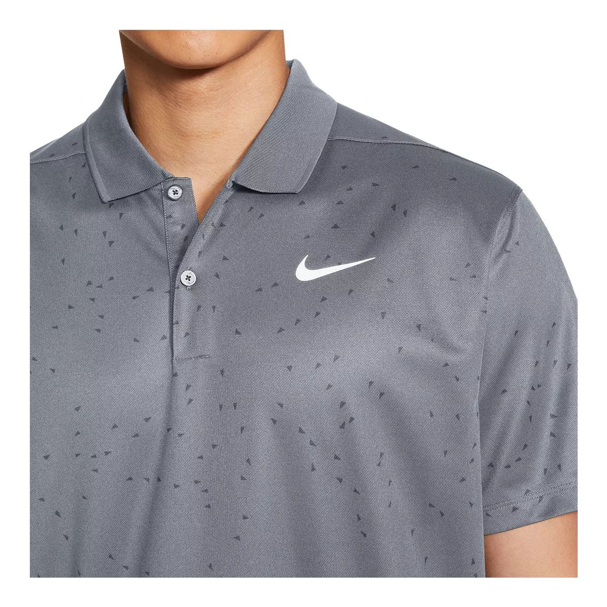 Nike Golf Men's Dri-Fit Victory Printed Short Sleeve Polo T Shirt