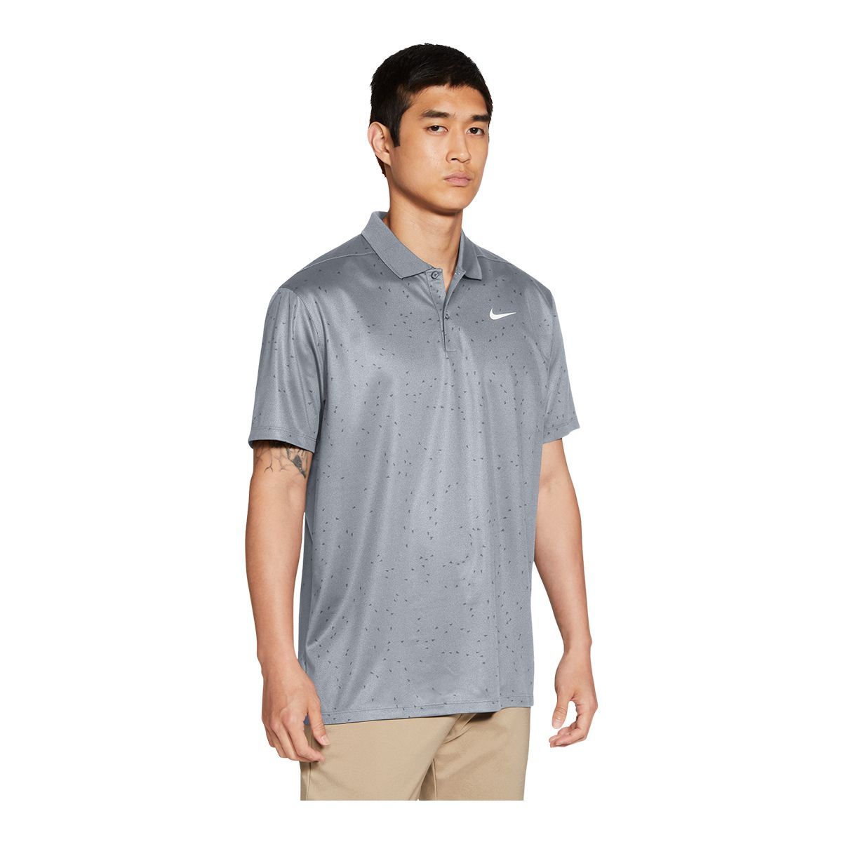 Nike Golf Men's Dri-Fit Victory Printed Short Sleeve Polo T Shirt