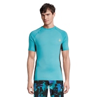 Ripzone Men's Amherst Performance Swimshirt Front_Flat
