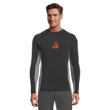 Ripzone Men's Amherst Performance Long Sleeve Swimshirt Front_Flat