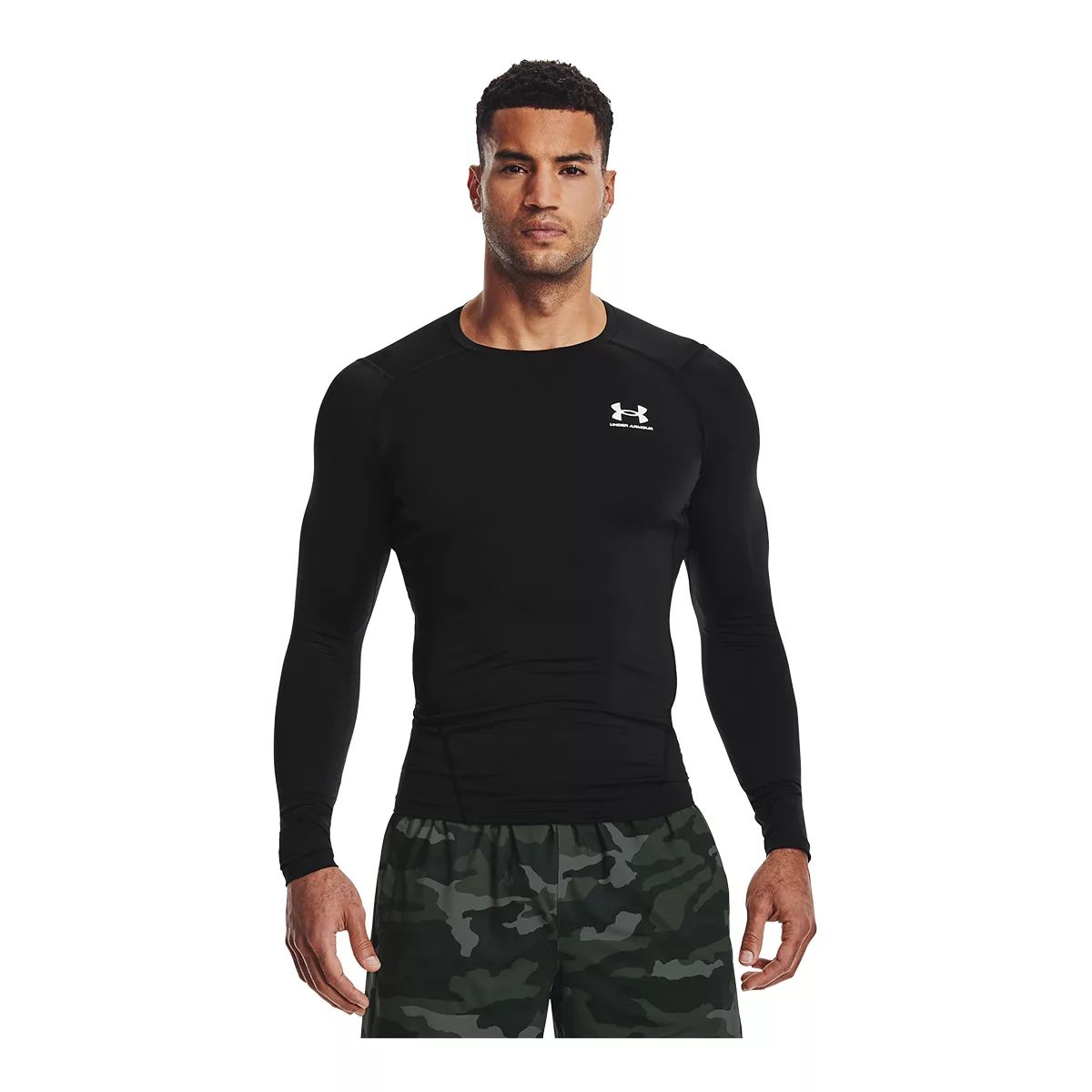 Image of Under Armour Men's HeatGear® Armour Compression Long Sleeve Shirt