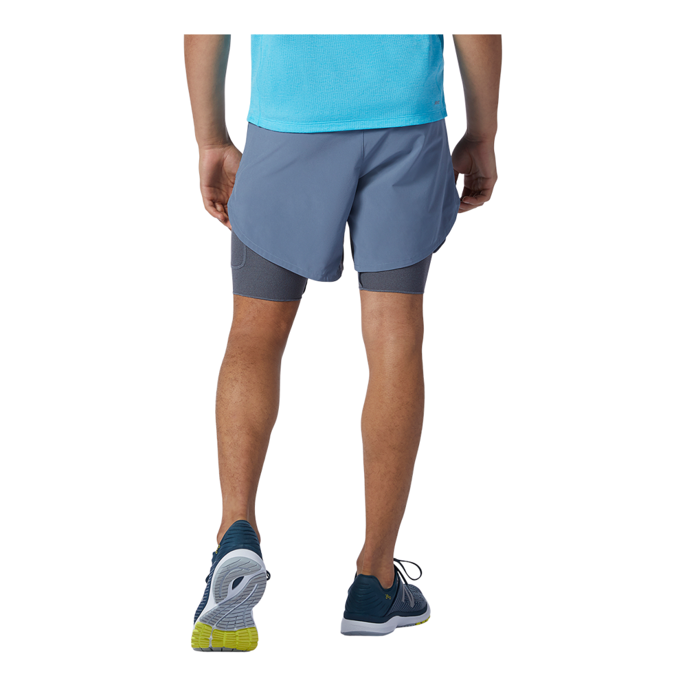 New Balance Men's PMV Portable 2-in-1 7-in Shorts