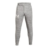 Under Armour Men's Rival Terry Sweatpants, Cotton, Tapered, Joggers Front_Flat