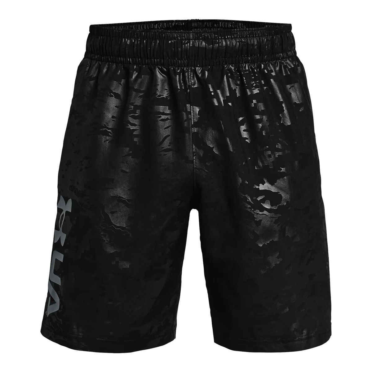 Under Armour Men's Woven Emboss 7" Shorts, Regular Fit, Gym, Elastic, Water Repellent