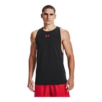 Under Armour Men's Baseline Cotton Tank Top, Lightweight, Sleeveless Front_Flat